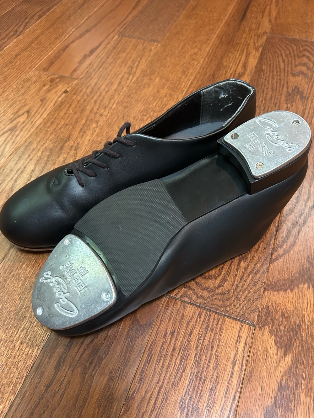 Capezio Downtown Tap Dance Shoes for Men - Black Size 9.5